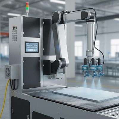 Para placas de aço, silicato de cálcio 4.6KW fonte de alimentação máquina de revestimento de pulverização para revestimento de longa duração tamanho personalizado