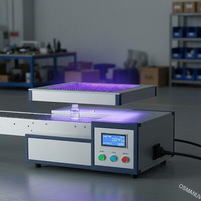 Unidade de cura por luz UV para aplicações industriais de adesivos e colas