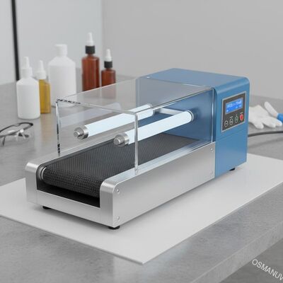 Velocidade 0-15m/min Máquina de cura UV para adesivos e cola 480 mm Largura de exposição efetiva