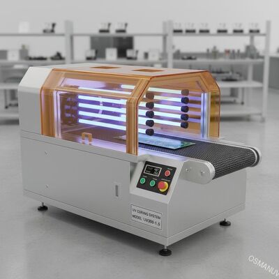 Máquina de cura UV de comprimento efetivo de 300 mm para placa de espessura de 1,5 mm