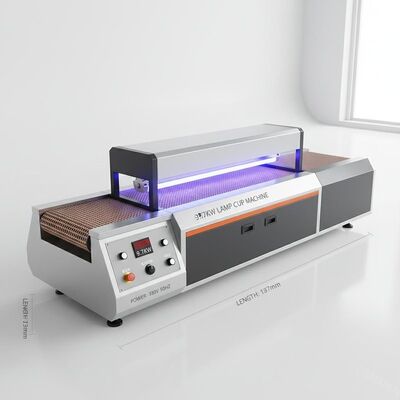 Máquina de cura de lâmpadas UV de 1387mm 9,7KW com tensão de alimentação de 380V 50HZ