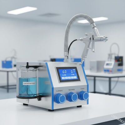 0-1000 ml/min Volume de pulverização Máquina de revestimento por pulverização para espessura de revestimento 0,1-3 mm