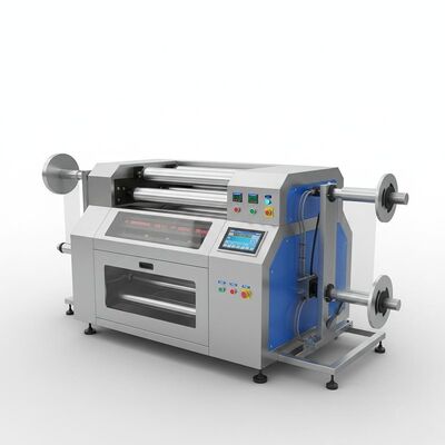 Máquina de laminação de filme de aquecimento elétrico de largura de 1600 mm com rebobinagem automática