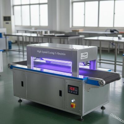 Máquina de curagem de alta velocidade 1-10m/min Ultravioleta LED 1 ano