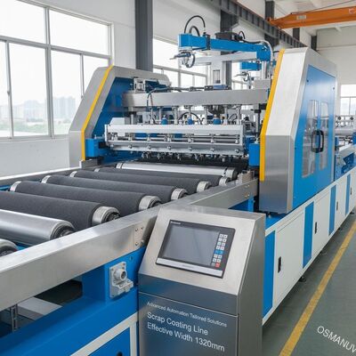 Avançada Automatização Soluções sob medida Linha de revestimento de sucata largura efetiva 1320mm