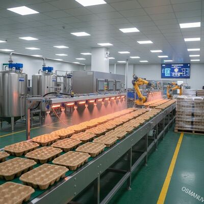 Linha de produção de revestimento de barragem à base de água