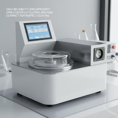Alta confiabilidade e eficiência revestimento de spin UV máquina de revestimento compacto para revestimento perfeito