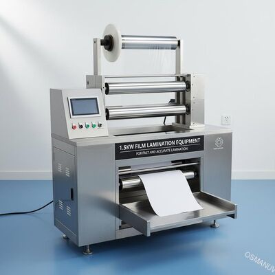 1Equipamento de laminação de filme de 0,5 kW para laminação rápida e precisa