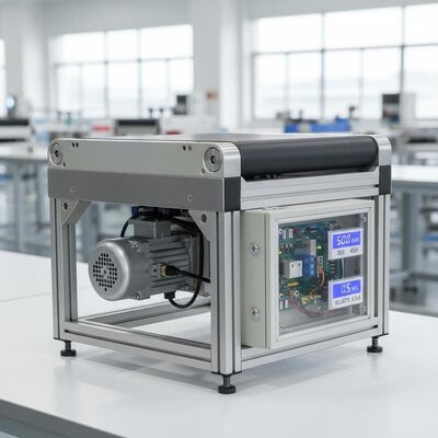 Máquina de banda transportadora com servomotor controlado por PLC Capacidade 50 kg/h