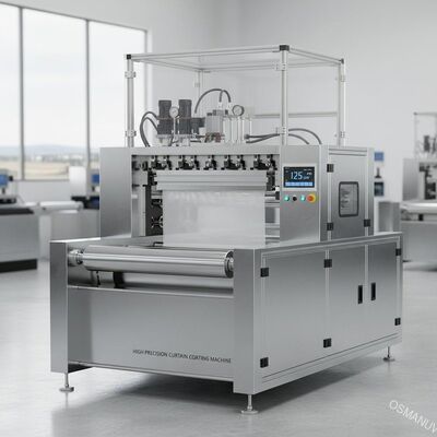 Máquina de revestimento de cortinas de alta precisão com dosagem de tinta de 60~200 g/m2