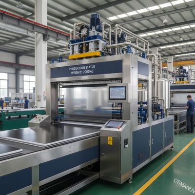 2000 kg peso total da máquina Máquina de revestimento de cortinas para produção em larga escala