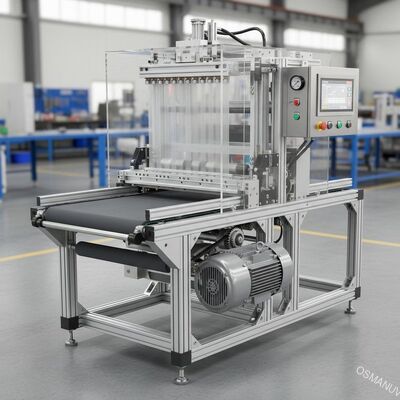 Máquina de revestimento de cortinas com motor AC