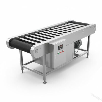 Máquina de transferência automática de cintos transportadores com capacidade de 2 m*0,6 m*1,5 m 50 kg/h