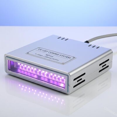Máquina de cura de LED UV de liga de alumínio para profundidade de cura de 5-20 mm comprimento de onda de 365 nm