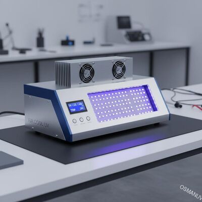 Máquina de cura de LEDs ultravioleta de resfriamento por ar com longa vida útil