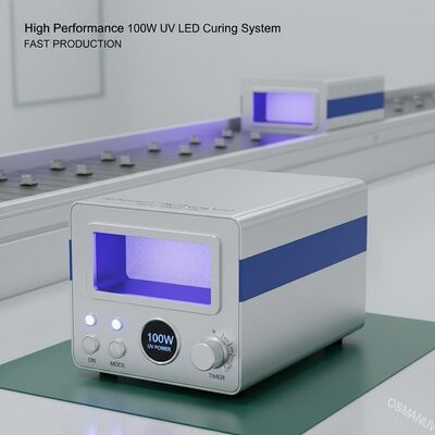 Sistema de cura de LED UV de 100W de alto desempenho para produção rápida