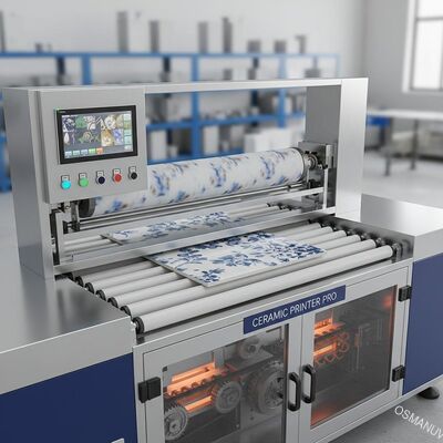 Máquina de transferência de calor giratória cerâmica para impressão personalizada