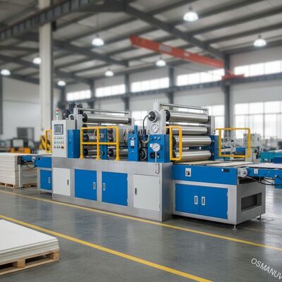 Máquina rotativa de transferência de calor de 3500 mm × 1720 mm × 1850 mm para placas de silicato de cálcio 1