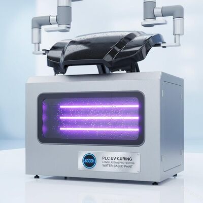 Máquina de Curagem UV PLC Proteção duradoura Tinta à base de água com vida útil da lâmpada 8000h