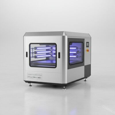 Máquina de cura UV de produção em pequenos lotes com design compacto 2107 mm x 1390 mm x 1900 mm