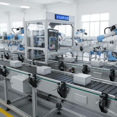 Sistema automático de transportador de correia para produção de alto desempenho