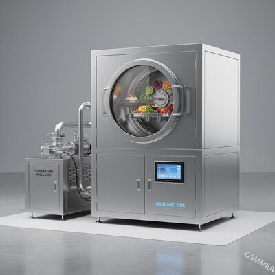 Equipamento inovador de secagem a vácuo por microondas com ampla gama de temperaturas