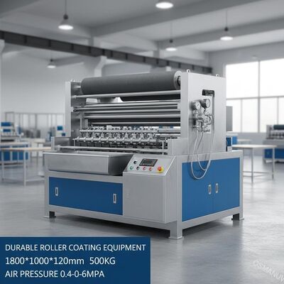 Equipamento de revestimento de rolos durável 1800*1000*1200mm 500kg com pressão de ar 0,4-0,6Mpa