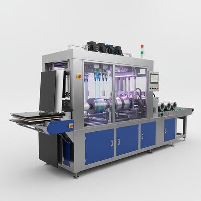 Máquina de fabricação de rolos com equipamento de revestimento de rolos para cartão, vidro, folhas, acrílico
