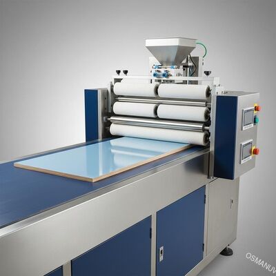 Equipamento de revestimento de rolos de pintura com velocidade de rolos de 0 a 20 m/min e nível sonoro ≤ 75 dB