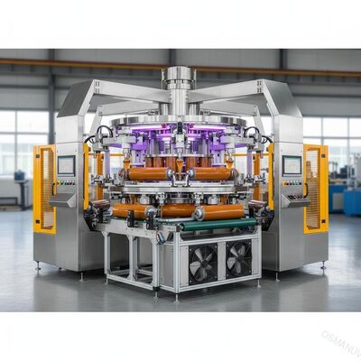 Máquina de fabricação de rolos transportadores de revestimento de resina com um diâmetro de rolos de 200-400 mm