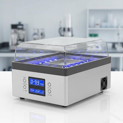Faixa de controlo do temporizador 0-99min Máquina de irradiação UV com precisão de controlo de temperatura ±1C