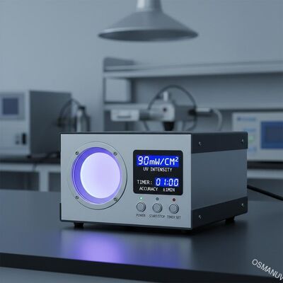 90mw/cm2 Fonte de intensidade UV com precisão de controlo do temporizador ±1min para industrial