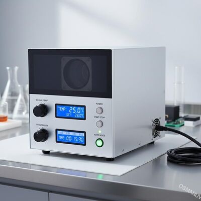 Máquina de irradiação UV AC220V de alimentação com controlo manual/automático da temperatura