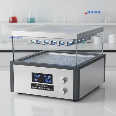 Intervalo de controlo de temperatura 0-99C Máquina de irradiação UV para e área de irradiação de 60*60cm