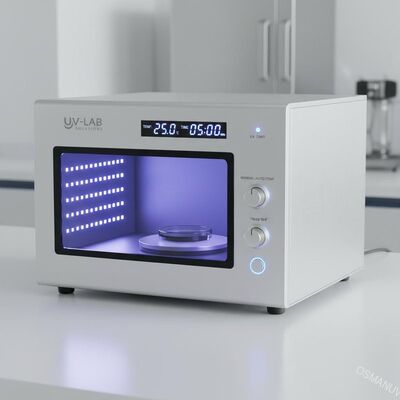 Máquina de irradiação UV de comprimento de onda de 365 nm com controlo manual/automático da temperatura e do temporizador