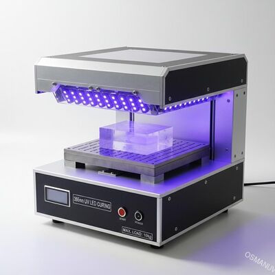 Máquina de curagem de LED ultravioleta de comprimento de onda de 365 nm para produtos de 10 kg de peso