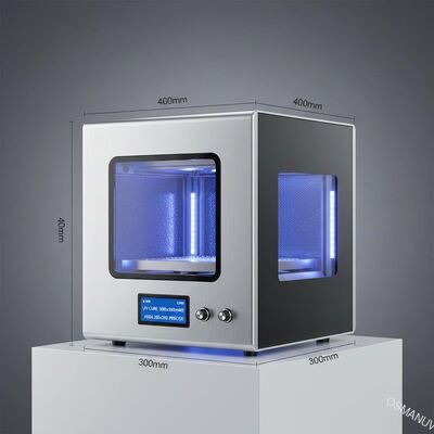 Máquina de curagem UV LED de 300 mm*300 mm*400 mm para área de curagem de 200 mm*200 mm e curagem precisa
