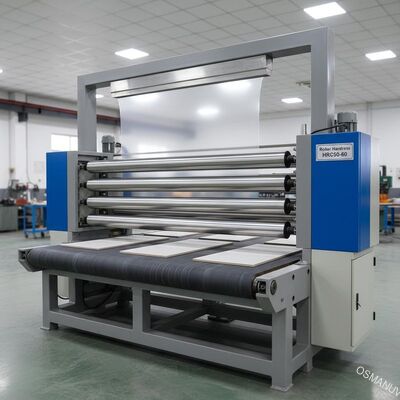 Máquina de revestimento de cortinas HRC50-60 com 4-6 rolos de revestimento para revestimento