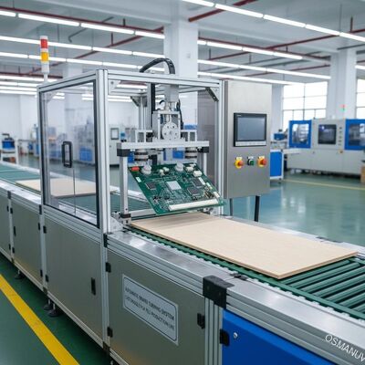 Máquina automática de torneamento de placas. Equipamento de revestimento de painéis de madeira de PCB personalizável para composição completa da linha de produção.
