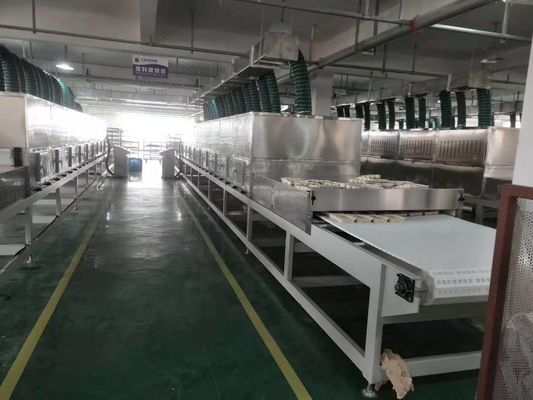 Eficiência energética CONVEYOR INDUSTRIAL DE MICRO-ONDAS SECADOR de micro-ondas Disponibilização e fluxo de ar de magnétron personalizável