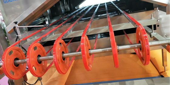 Máquina de transporte por correia de 50 kg/h com controlo PLC avançado