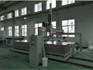 Máquina de revestimento UV do controle 4.5KW do PLC de Mitsubishi para a placa do silicato do cálcio