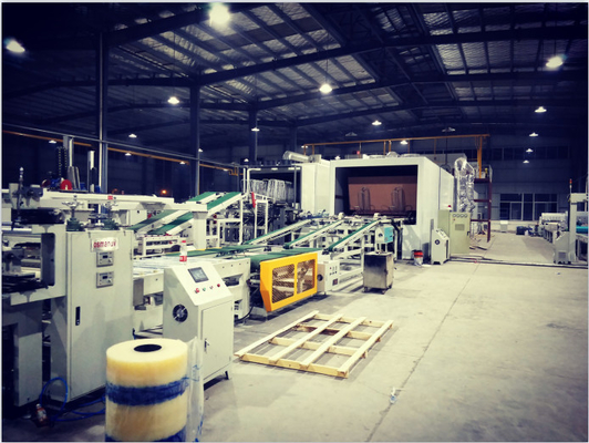 90deg que gerencie a máquina de revestimento UV automática para o painel de fibras do cimento