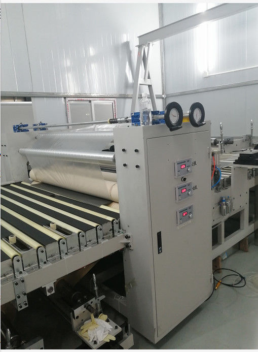 Máquina de laminação de filme de tensão 360-410V/50HZ, de placas ou plásticos ou vidro, com dimensões totais de 6300*1550*1200mm