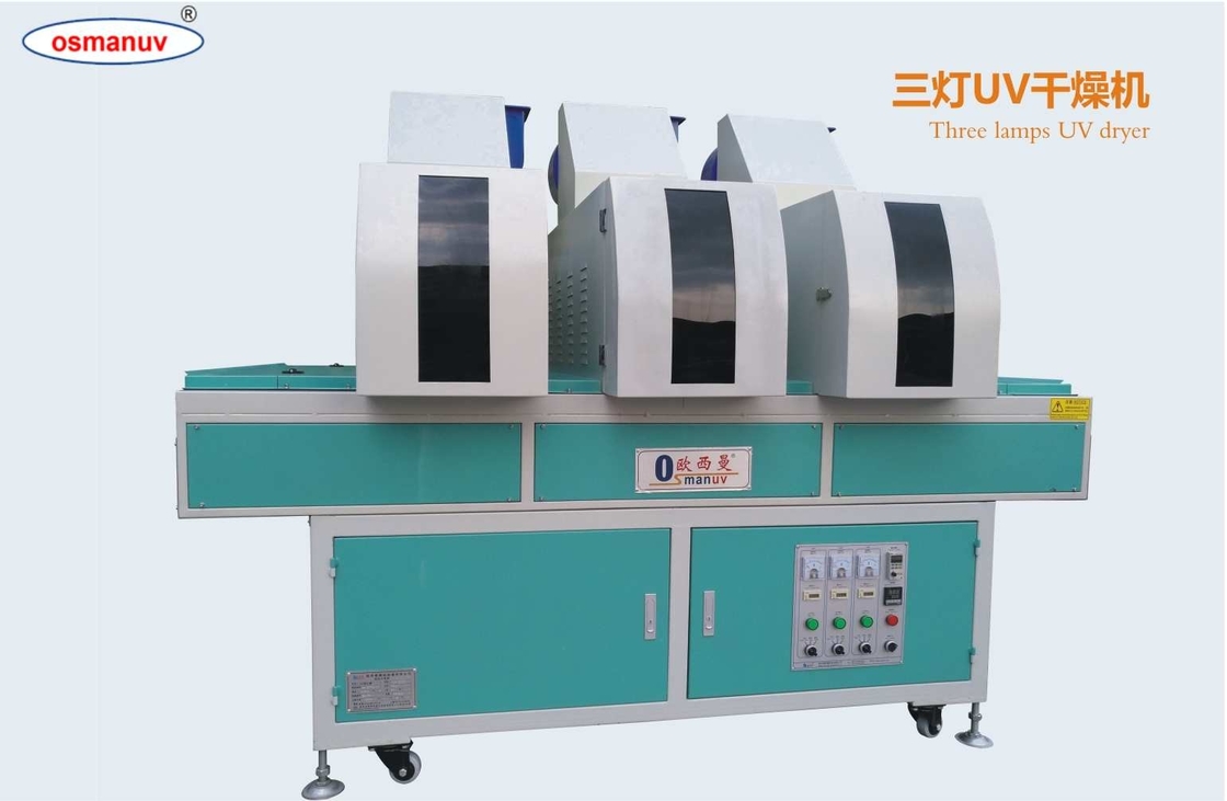 Três lâmpadas 1387mm lâmpada de cura UV 9.7KW com 380V 50HZ tensão de alimentação para tabuleiro, madeira, alumínio, ferro