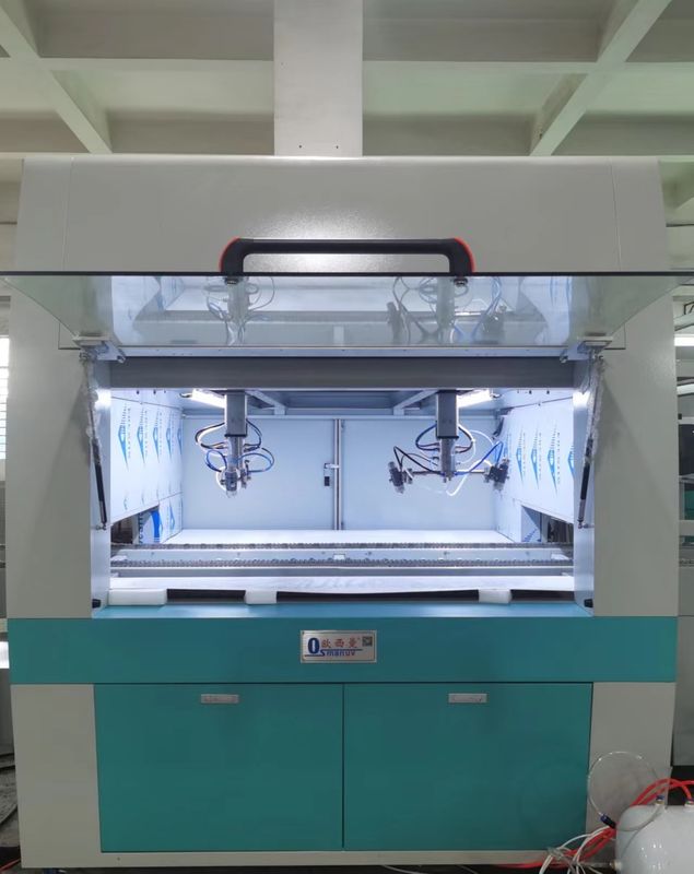 1100mm * 410mm * 1100mm Máquina automática de revestimento por pulverização com diâmetro de pistola de pulverização de 1,0-1,5 mm