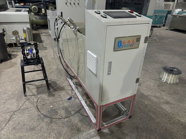Máquina de revestimento de celulose durável versátil Espaço de pulverização Dimensões 400 * 400 * 500 mm Consumo de energia 0,95KW