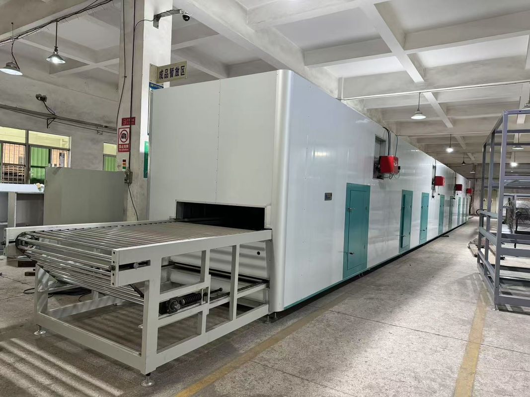 Máquina automática de secagem a gás natural para moldagem industrial de pasta de papel de bambu OSM-LRHG-1320T