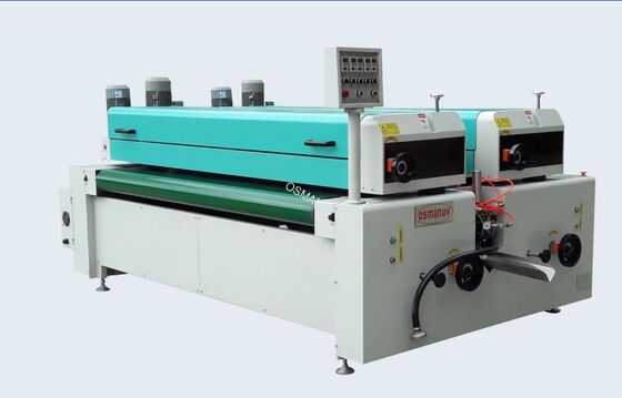 Double Roller Coating Machine for Furniture Panel Surface Finishing High Gloss Paint Application System