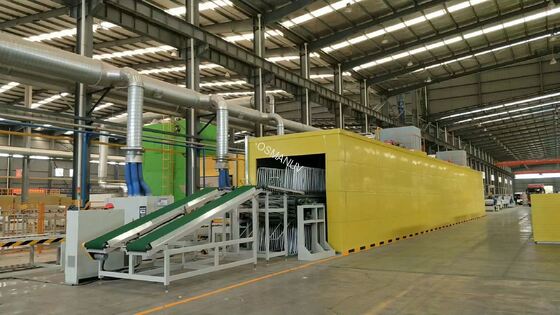 Fold-Type Hot Air Drying Line for Coated Products – Compact Design, Customizable Length & Temperature Zones